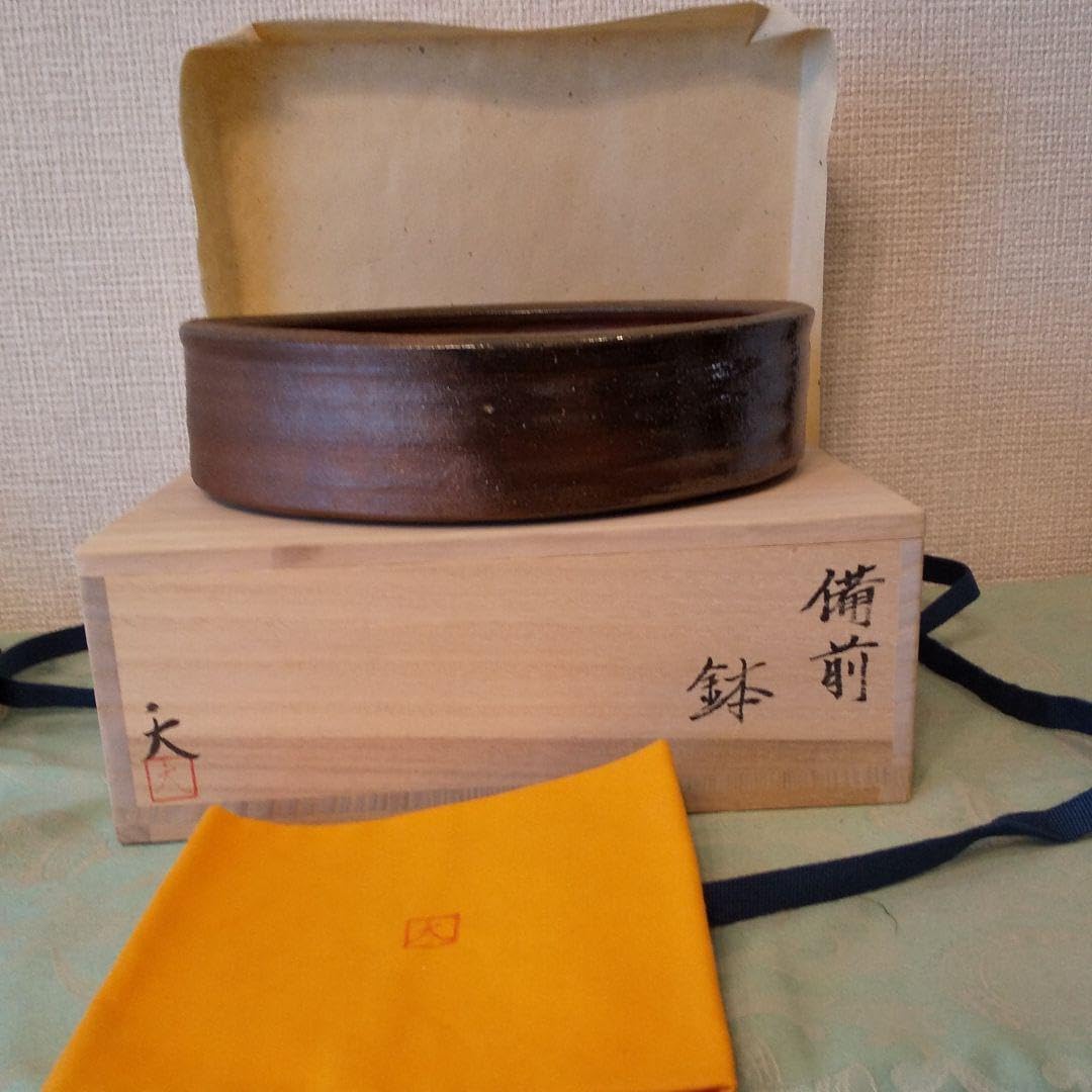 盆栽鉢 桑津香石 丸鉢 山野草 植木鉢 絵鉢